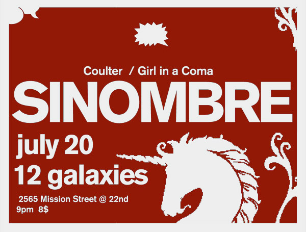 sinombre : 2004 07 17 : 12 galaxies : sf ca : poster